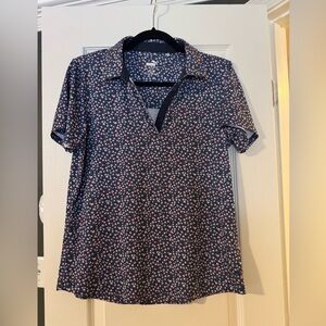 Puma Floral Print Golf Shirt